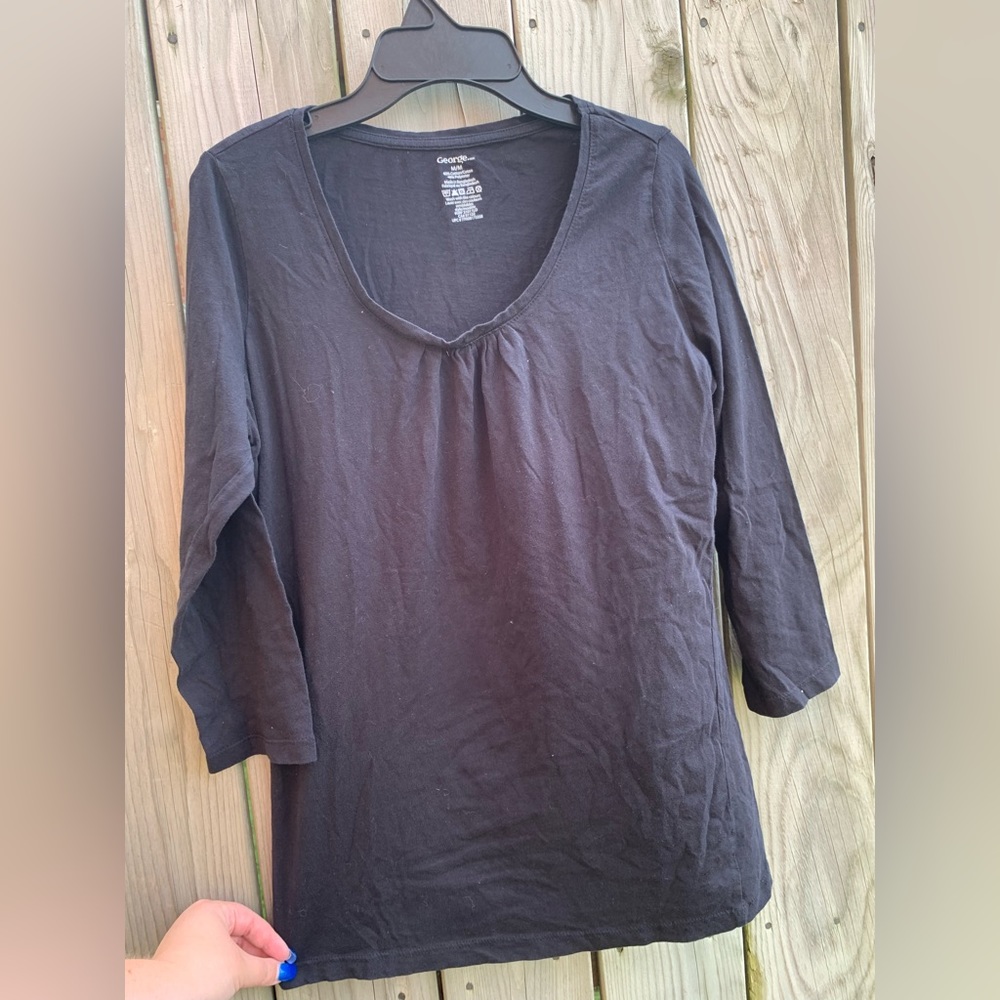 George Black Long Sleeve Medium